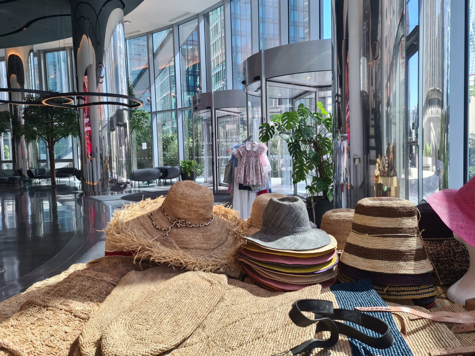 Chapeau en Raphia crocheté